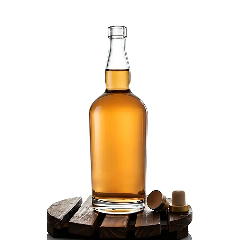 750ml Bagian Atas Botol Minuman Keras Kaca Tennessee