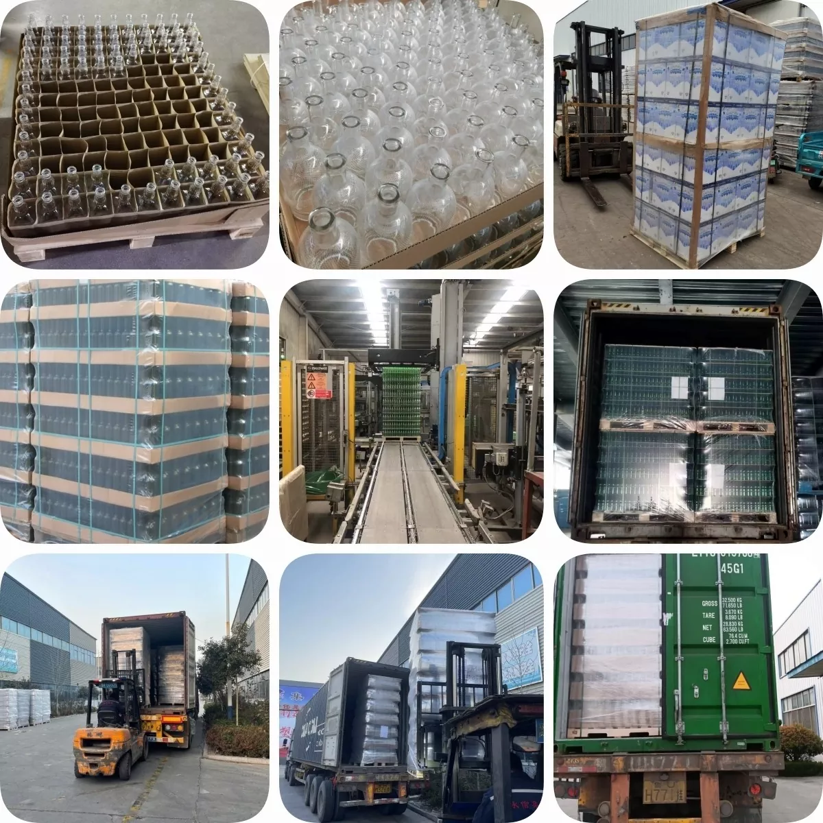 Irregular Glass Bottle Transit Protection with Foam Inserts